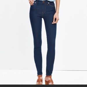 Madewell 9” Skinny skinny high rise jeans